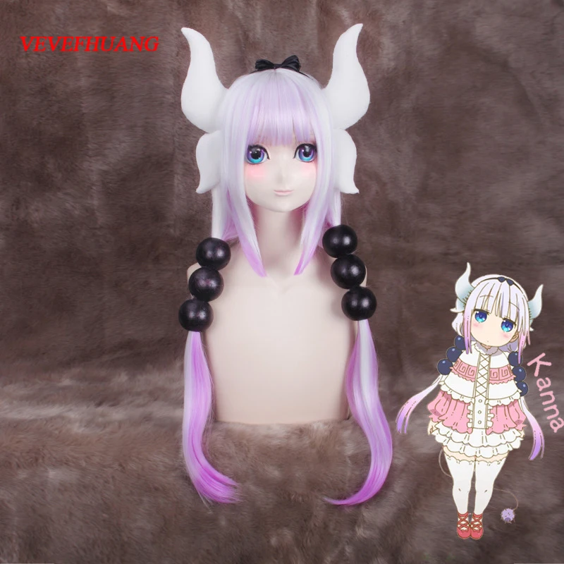 VEVEFHUANG K Kobayashi-San Chi No Maid Dragon Kamui Kanna Wigs Gradient Cosplay Peluca Hair Ornaments Horns Headdress
VEVEFHUANG K Kobayashi-San Chi No Maid Dragon Kamui Kanna Wigs Gradient Cosplay Peluca Hair Ornaments Horns Headdress