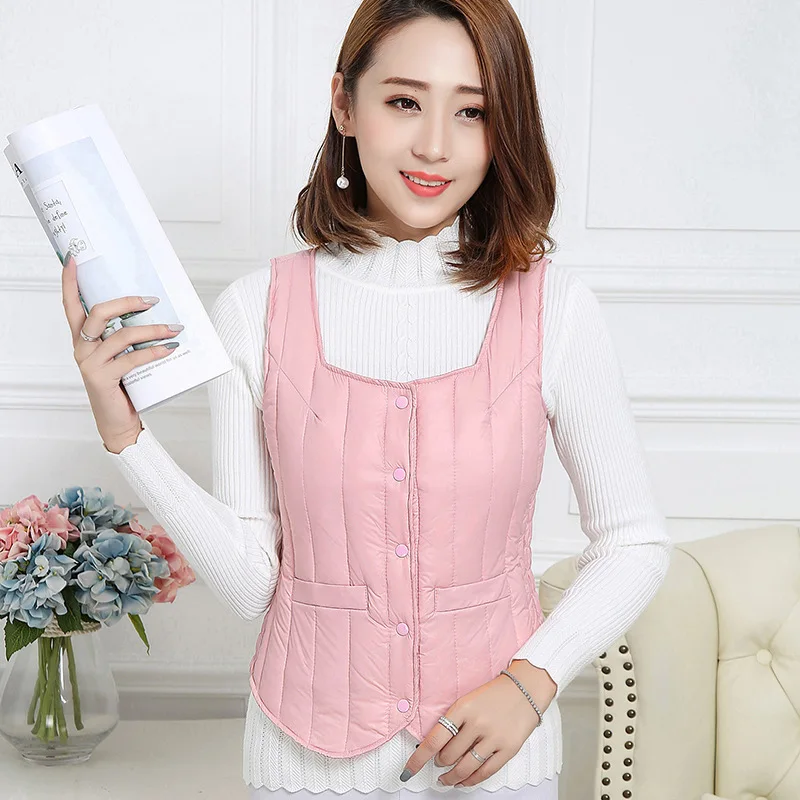 #0729 2019 Autumn Winter Women's Vest Short Slim Waistcoat Femme Candy Color Veste Thin Plus Size Vest Female Sleeveless Coat
#0729 2019 Autumn Winter Women's Vest Short Slim Waistcoat Femme Candy Color Veste Thin Plus Size Vest Female Sleeveless Coat