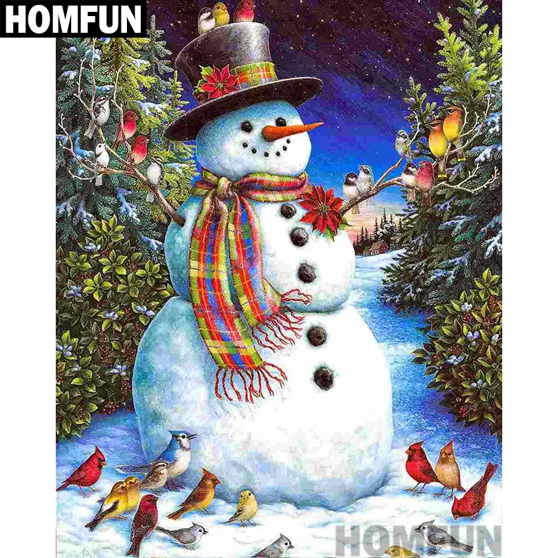 HOMFUN Full Square/Round Drill 5D DIY Diamond Painting "Christmas snowman" 3D Embroidery Cross Stitch 5D Home Decor A00955
HOMFUN Full Square/Round Drill 5D DIY Diamond Painting "Christmas snowman" 3D Embroidery Cross Stitch 5D Home Decor A00955
