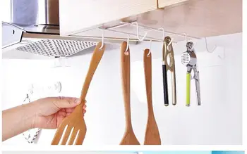 Multifunction double row kitchen storage cupboard hanging hooks bathroom organizer cup holder shelf kitchen accessories.
Multifunction double row kitchen storage cupboard hanging hooks bathroom organizer cup holder shelf kitchen accessories.
