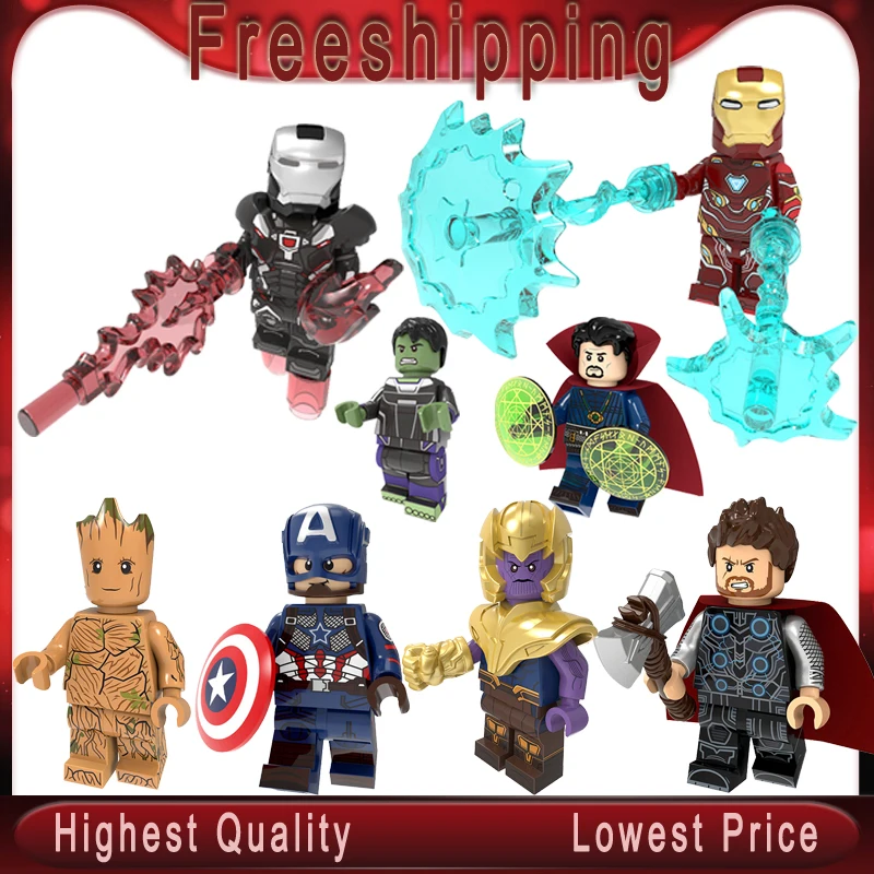 legoed Building Blocks Super Heroes Thor Thanos Captain America Iron Man War Machine Figures For Children Model Toys PG8226
legoed Building Blocks Super Heroes Thor Thanos Captain America Iron Man War Machine Figures For Children Model Toys PG8226