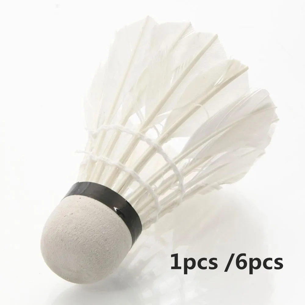 1/6Pcs Badminton Ball White Shuttlecocks Competition Goose Feather Professional Outdoor Sports Durable Badminton Accessories
1/6Pcs Badminton Ball White Shuttlecocks Competition Goose Feather Professional Outdoor Sports Durable Badminton Accessories
