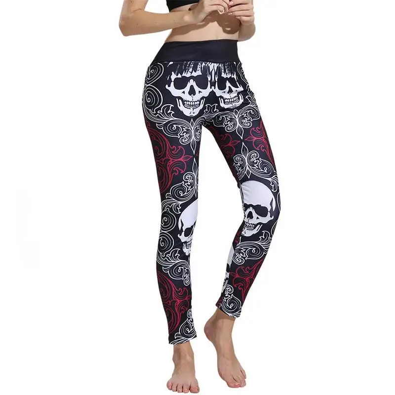 1 PC NEW Women Fashionable Halloween Skull Print Sports Fitness Pants Elastic Tight High Waist for Yoga Ruining Sports Pants
1 PC NEW Women Fashionable Halloween Skull Print Sports Fitness Pants Elastic Tight High Waist for Yoga Ruining Sports Pants