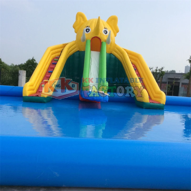 China Inflatable Water Park manufacturer KK water playground big slide with pools
China Inflatable Water Park manufacturer KK water playground big slide with pools