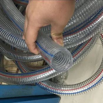 38mm id 1. 5inch PVC Wire enhanced tube Transparent clear oil-conveying pipe drain hose Non-toxic anti-freeze acid alkali
38mm id 1. 5inch PVC Wire enhanced tube Transparent clear oil-conveying pipe drain hose Non-toxic anti-freeze acid alkali