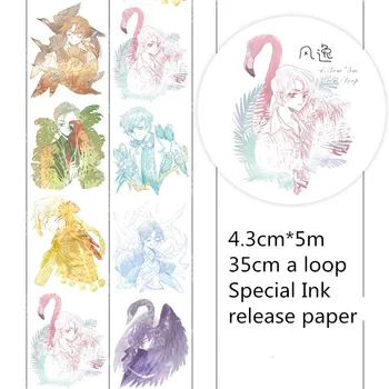 Special Ink 4.3cm*5m Flamingo Boy decoration washi Tape DIY Diary scrapbooking masking tape With release paper
Special Ink 4.3cm*5m Flamingo Boy decoration washi Tape DIY Diary scrapbooking masking tape With release paper
