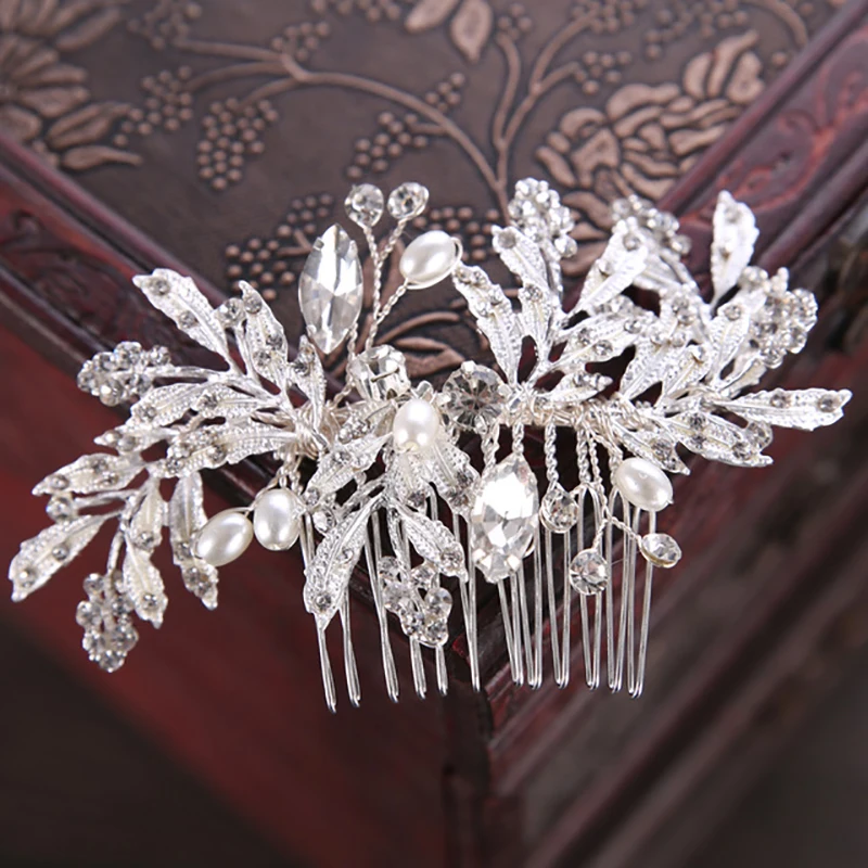 Wedding-Hair-Accessories-Silver-Color-Pearl-Crystal-Hair-Comb-For-Bride-tiara-Hair-Jewelry-Handmade-Headpiece.jpg_640x640