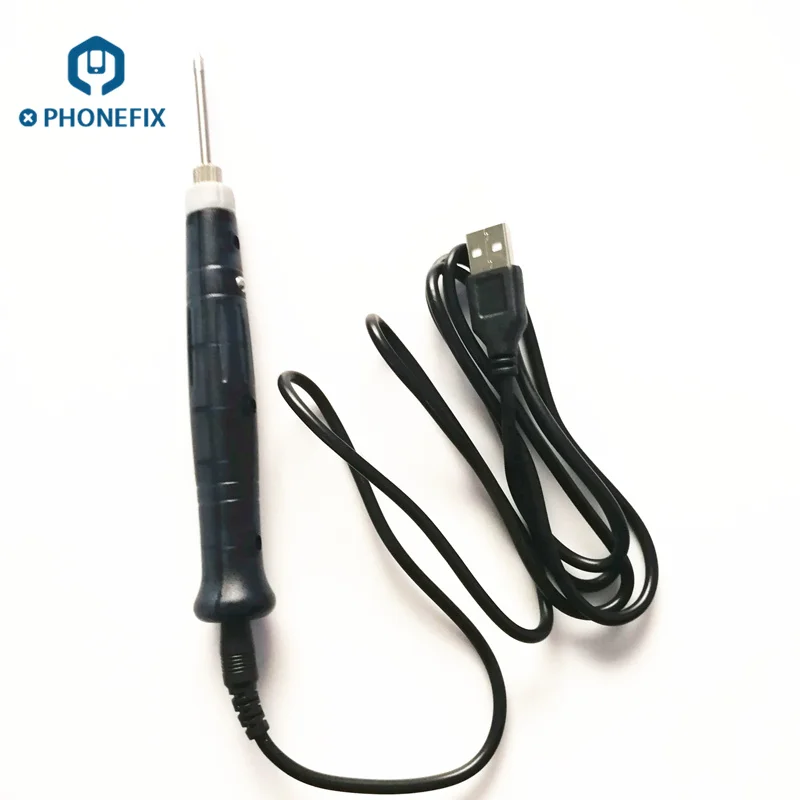 8W 5V USB Powered Electric Soldering Iron Solder Pen Welding Gun Hand Tools Kit Fast Heating For Mobile Phone Repair
8W 5V USB Powered Electric Soldering Iron Solder Pen Welding Gun Hand Tools Kit Fast Heating For Mobile Phone Repair