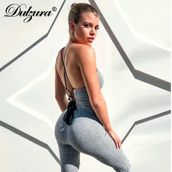 Dulzura 2019 spring summer women bodysuit jumpsuit overalls body femme bandage sexy sleeveless streetwear backless playsuit
Dulzura 2019 spring summer women bodysuit jumpsuit overalls body femme bandage sexy sleeveless streetwear backless playsuit