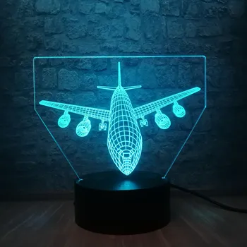 3D Lamp Airplane Remote Control 7 Color Change LED Night Light Desk Lamp Boy Bedroom Decor Children Birthday Christmas Gift Lava 
3D Lamp Airplane Remote Control 7 Color Change LED Night Light Desk Lamp Boy Bedroom Decor Children Birthday Christmas Gift Lava