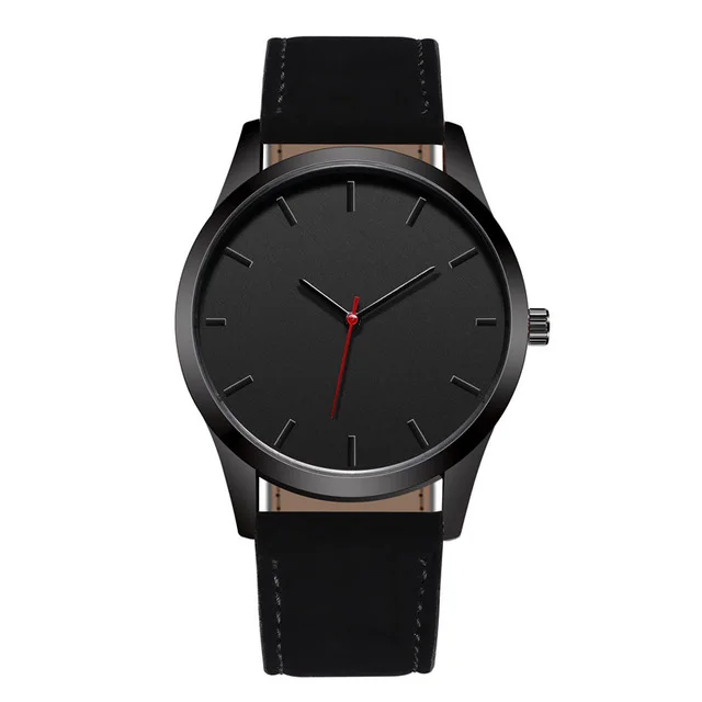 Reloj 2018 модные большие военные кварцевые мужские часы кожаные спортивные