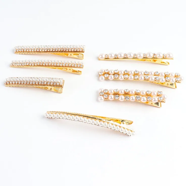 Korean Version of The Net Red Hairpin Pearl Rhinestone Duckbill Clip Bangs Clip Headdress Adult Female Side Clip Word Clip
Korean Version of The Net Red Hairpin Pearl Rhinestone Duckbill Clip Bangs Clip Headdress Adult Female Side Clip Word Clip