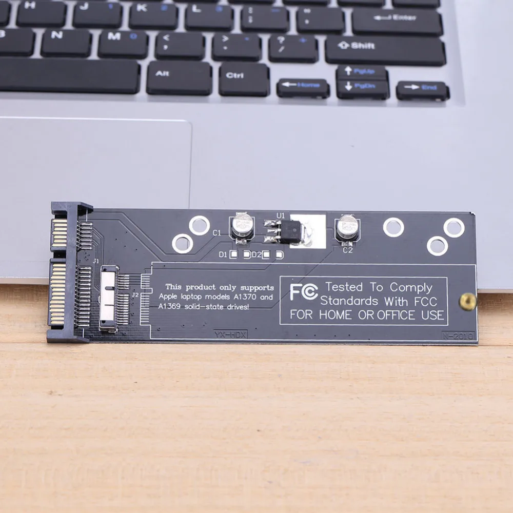 Плата для конвертера с 6 12pin SSD на SATA Apple 2010 2011 MacBook Air A1370 A1369 2 5 &quotSATA 22pin|ssd to sata|sata