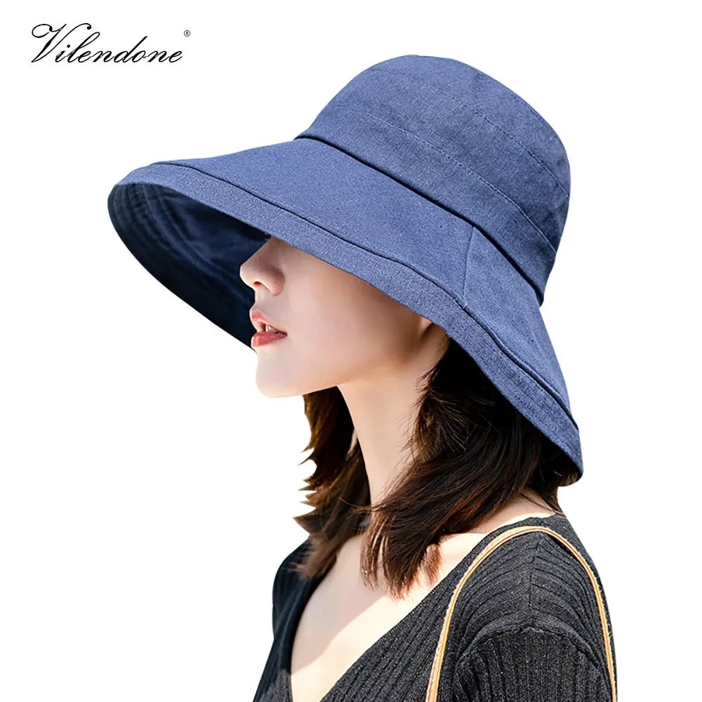 Summer Pop Bucket Hats for Women Wide Brim Outdoor UV-Protection Cap Cotton Solid Hat Femme Accessories Gorro Pescador O4MZ420
Summer Pop Bucket Hats for Women Wide Brim Outdoor UV-Protection Cap Cotton Solid Hat Femme Accessories Gorro Pescador O4MZ420