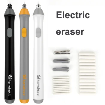 Tenwin Electric Erasers Automatic Highlighter Professional Stationery Eraser Sketching Drawing Rubbers for Artist Student
Tenwin Electric Erasers Automatic Highlighter Professional Stationery Eraser Sketching Drawing Rubbers for Artist Student