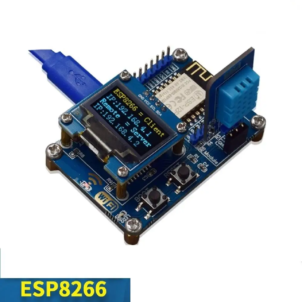 Метеостанция ESP8266 набор сделай сам Стартовые наборы IOT для Arduino с OLED дисплеем 0 96