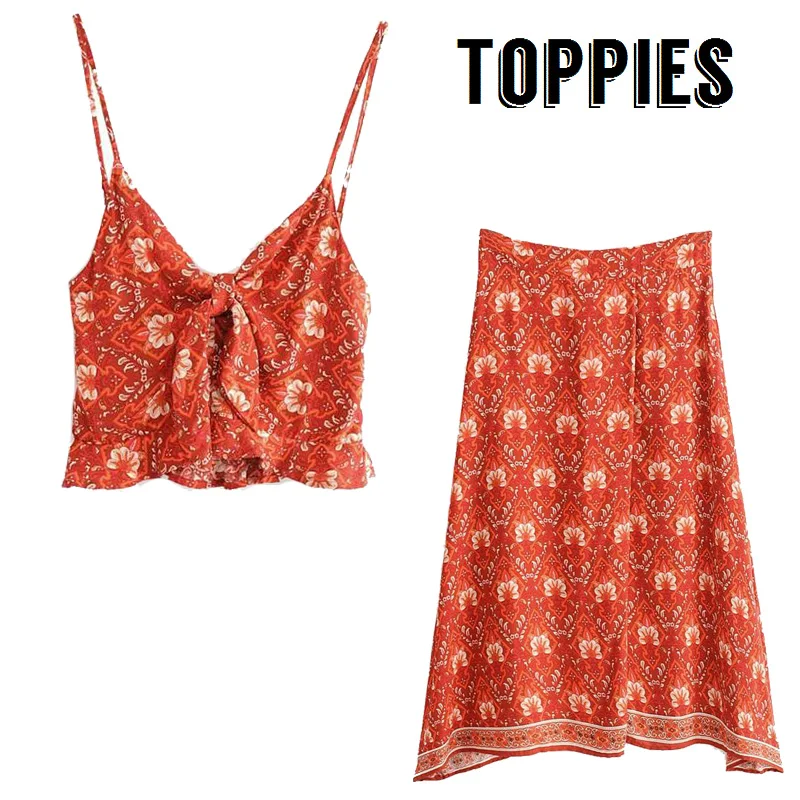 2019 Summer Sexy Vacation Beach 2 Pieces Skirt Sets Floral Print Deep V Neck Camisoles High Waist Long Skirt Cute Sets
2019 Summer Sexy Vacation Beach 2 Pieces Skirt Sets Floral Print Deep V Neck Camisoles High Waist Long Skirt Cute Sets