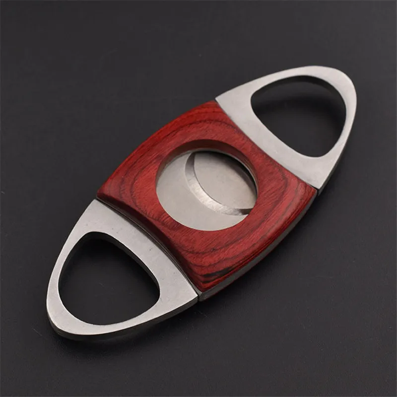 Mahogany Stainless Steel Cigar Cutter Knife Scissors Stainless Steel Cuban Cigar Tool
Mahogany Stainless Steel Cigar Cutter Knife Scissors Stainless Steel Cuban Cigar Tool