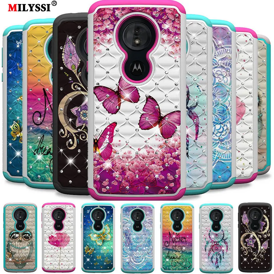 2 in1 Diamond Phone Case for moto G6 E5 G6 Play Colorful Flicker Pattern TPU+PC Phone Cover for motorola moto G6 E5 G6 Play
2 in1 Diamond Phone Case for moto G6 E5 G6 Play Colorful Flicker Pattern TPU+PC Phone Cover for motorola moto G6 E5 G6 Play