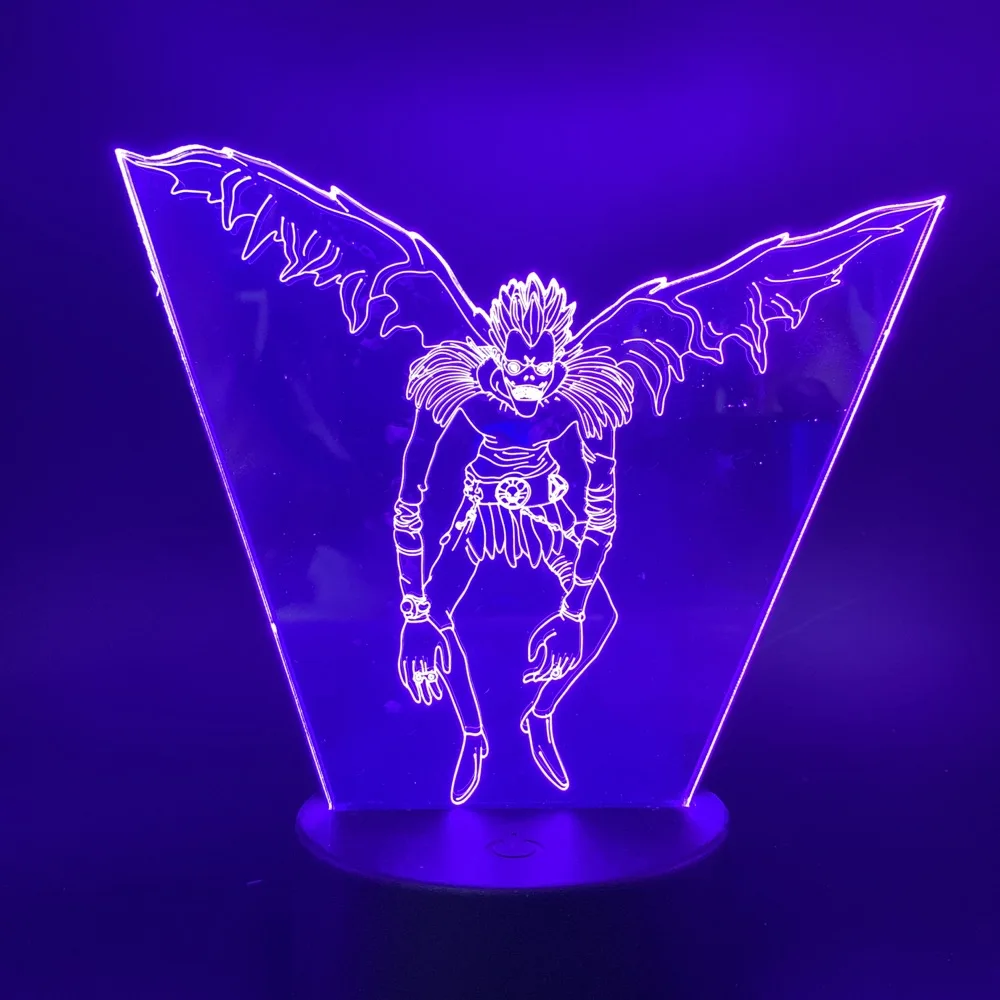 Japanese Manga Death Note Ryuk Figure Led Night Light Touch Sensor Color Changing Nightlight for Kid Child Bedroom Decor Lamp 3d
Japanese Manga Death Note Ryuk Figure Led Night Light Touch Sensor Color Changing Nightlight for Kid Child Bedroom Decor Lamp 3d
