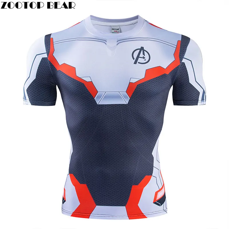 Avengers Endgame t shirt Short Sleeve tshirt Top Anime Tee Compression t shirts Fitness t-shirt Cosplay Male Marvel ZOOTOP BEAR
Avengers Endgame t shirt Short Sleeve tshirt Top Anime Tee Compression t shirts Fitness t-shirt Cosplay Male Marvel ZOOTOP BEAR