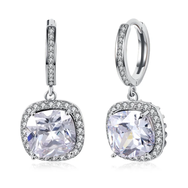White Austrian Crystals Silver Drop earrings for women fashion jewelry Wholesale Retail E2151
White Austrian Crystals Silver Drop earrings for women fashion jewelry Wholesale Retail E2151