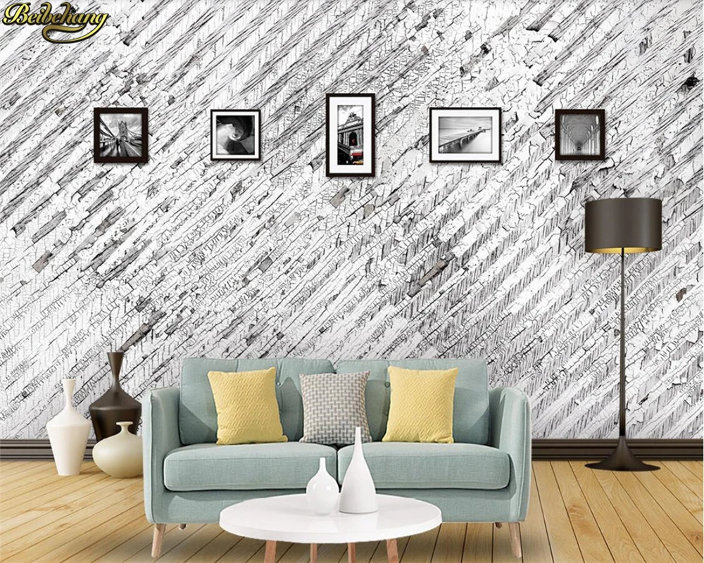 beibehang Custom Photo Wallpaper Large Mural Simple European White Birch Tree Frame Sofa Art Wall papel de parede | Обустройство дома