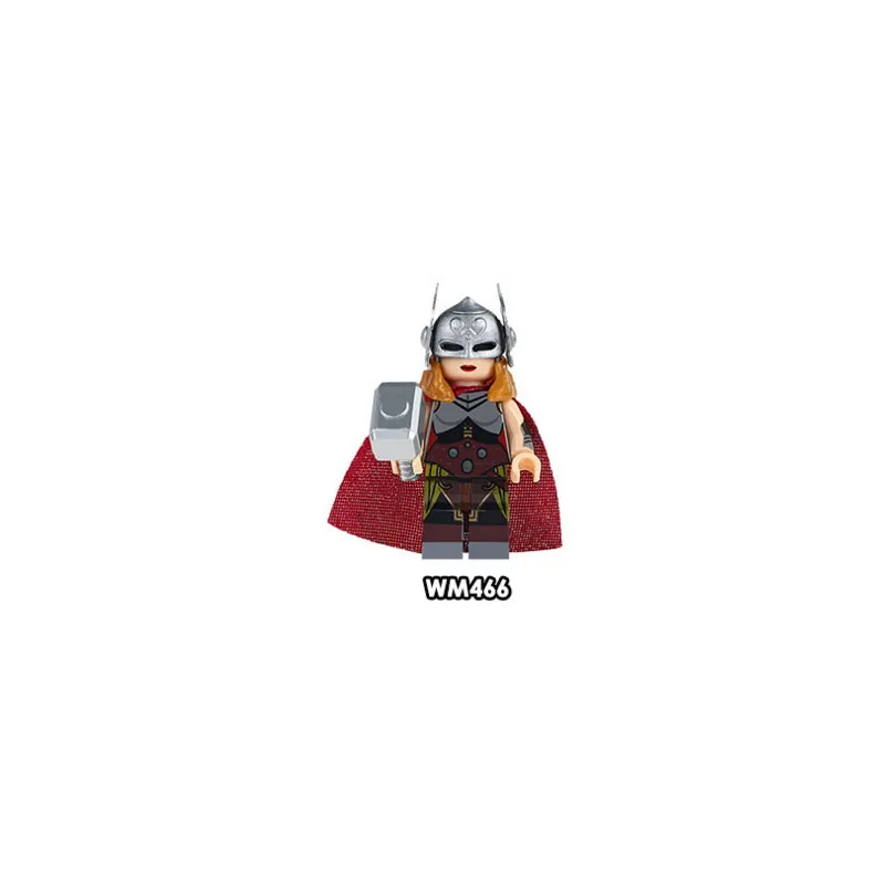Single Sale Super Heroes Star Wars 466 Female Thor Model Mini Building Blocks Figure Bricks Toys gifts Compatible Legoed Ninjaed
Single Sale Super Heroes Star Wars 466 Female Thor Model Mini Building Blocks Figure Bricks Toys gifts Compatible Legoed Ninjaed