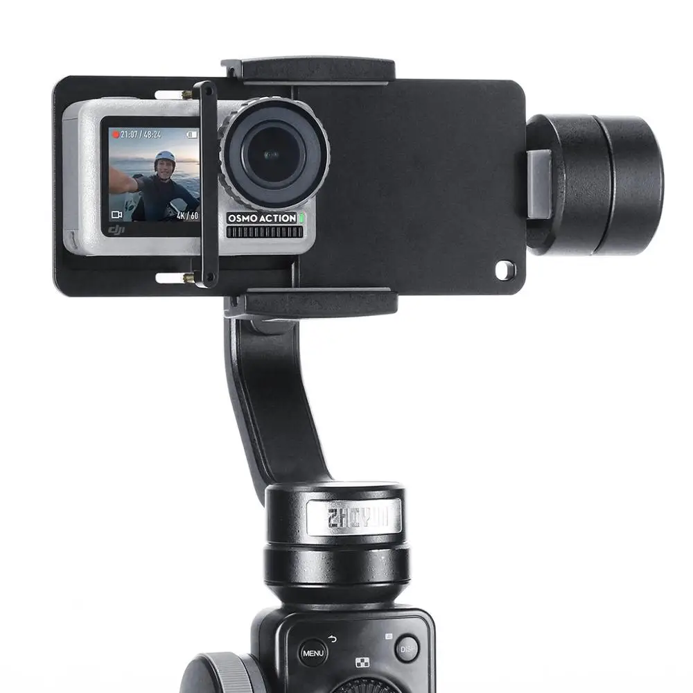 Action Camera Professional Mount Plate Adapter For GoPro Hero/DJI Osmo Mobile Gimbal Handheld Gimbal Accessories Free Shipping
Action Camera Professional Mount Plate Adapter For GoPro Hero/DJI Osmo Mobile Gimbal Handheld Gimbal Accessories Free Shipping