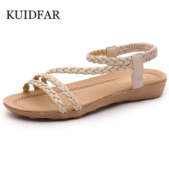 KUIDFAR Summer Women Sandals Plus Size 36-42 Female Casual Sandals Shoes Woman Flip Flops Ladies Flat Sandals Chaussures Femme
KUIDFAR Summer Women Sandals Plus Size 36-42 Female Casual Sandals Shoes Woman Flip Flops Ladies Flat Sandals Chaussures Femme