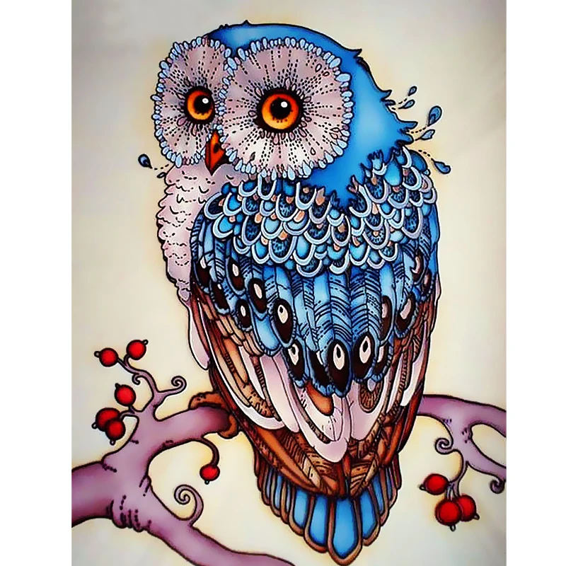 5D DIY Diamond Painting Lovely Owl Animal Diamond Embroidery Full circular Diamond Cross Stitch Rhinestone Gift
5D DIY Diamond Painting Lovely Owl Animal Diamond Embroidery Full circular Diamond Cross Stitch Rhinestone Gift