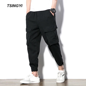 Tsingyi Autumn Plus size Loose Man Joggers Casual Pants Black Camo Multi Pockets Hip Hop Cargo Pant Drawstring Tactical Joggers
Tsingyi Autumn Plus size Loose Man Joggers Casual Pants Black Camo Multi Pockets Hip Hop Cargo Pant Drawstring Tactical Joggers