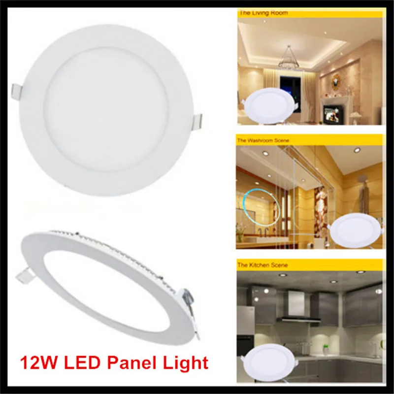 10PCS 12W Ceiling Light LED Panel Light AC85~265V Round Square Ultra Thin LED Recessed Panel Lights SMD2835 for Home Lighting
10PCS 12W Ceiling Light LED Panel Light AC85~265V Round Square Ultra Thin LED Recessed Panel Lights SMD2835 for Home Lighting