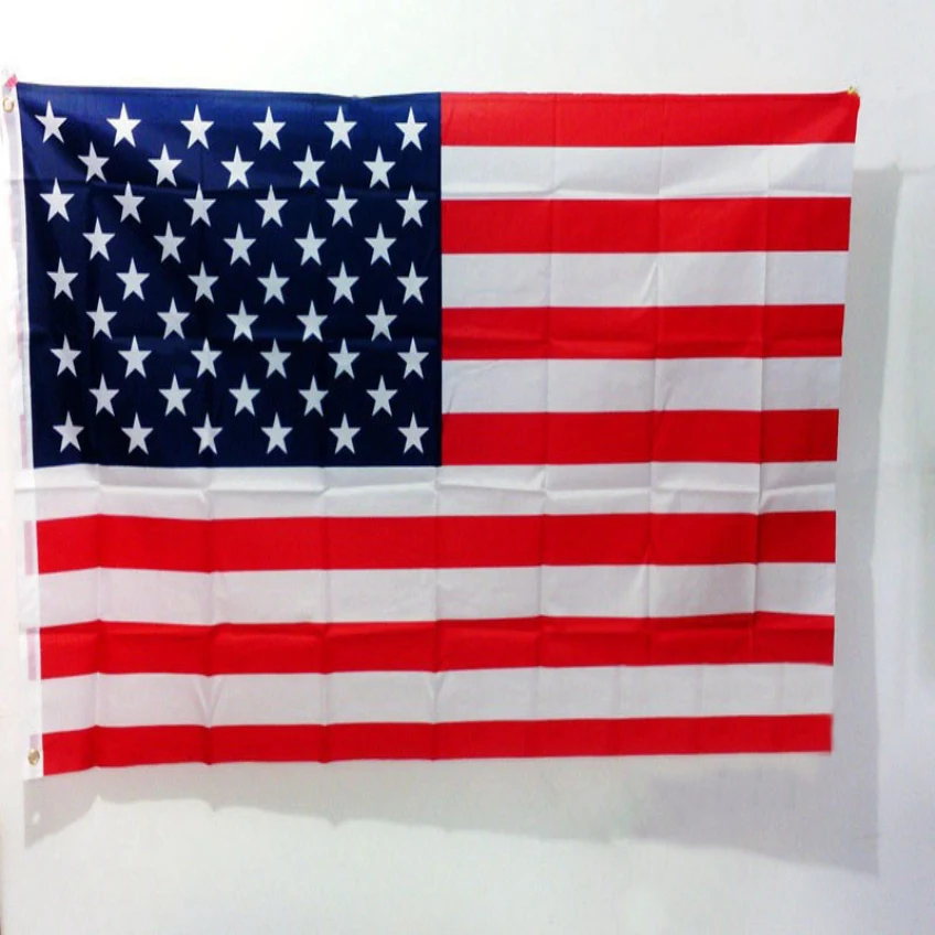 New 1pc 150x90cm Double Sided Printed Details About New Polyester American Flag Grommets USA Flag
New 1pc 150x90cm Double Sided Printed Details About New Polyester American Flag Grommets USA Flag