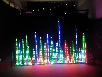 2X3M P10cm Stage Background Decoration Led Vision Curtain full color led cloth
2X3M P10cm Stage Background Decoration Led Vision Curtain full color led cloth