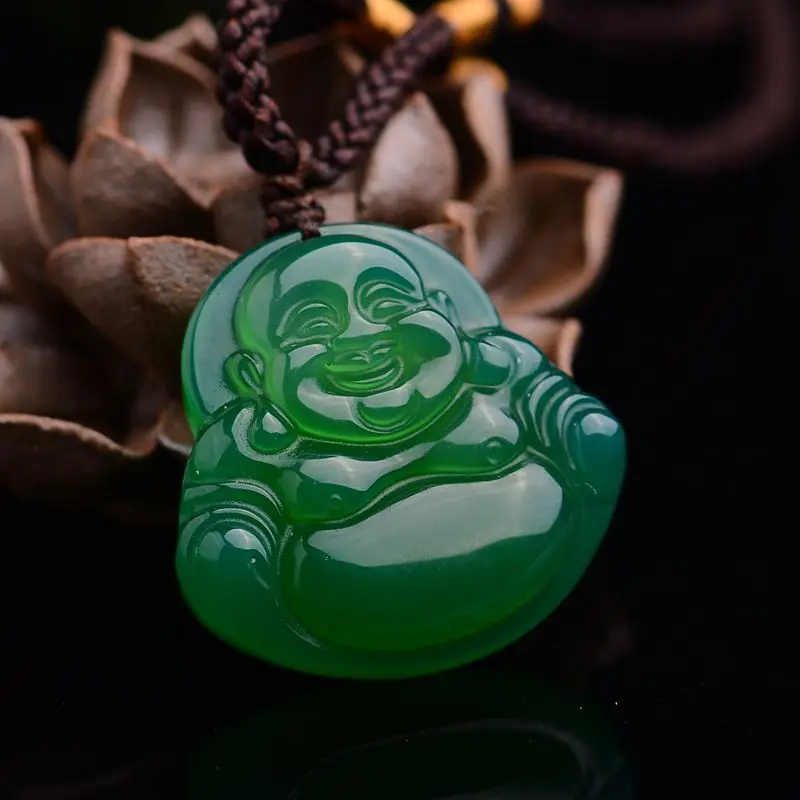 JoursNeige Green Color Ice AAA Green Chalcedony Pendant Laughing Buddha Lucky Fine Carving Buddha Pendant Necklace
JoursNeige Green Color Ice AAA Green Chalcedony Pendant Laughing Buddha Lucky Fine Carving Buddha Pendant Necklace