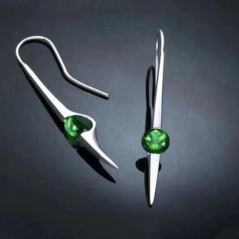Classic Green Stone Dangle Earrings for Women Charm Jewelry Silver Color Drop Earrings Simple Drop Earrings Bijoux Femme O3M093
Classic Green Stone Dangle Earrings for Women Charm Jewelry Silver Color Drop Earrings Simple Drop Earrings Bijoux Femme O3M093