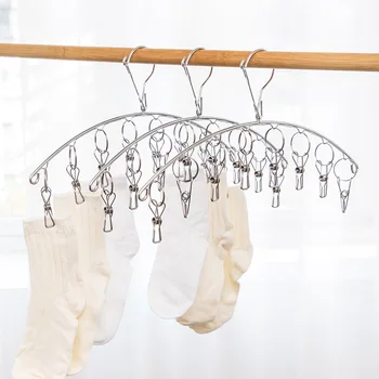Clip Multi-function Stainless Steel Clothespin Home Windproof Clip Drying Rack Underwear Socks Baby Clothespin
Clip Multi-function Stainless Steel Clothespin Home Windproof Clip Drying Rack Underwear Socks Baby Clothespin