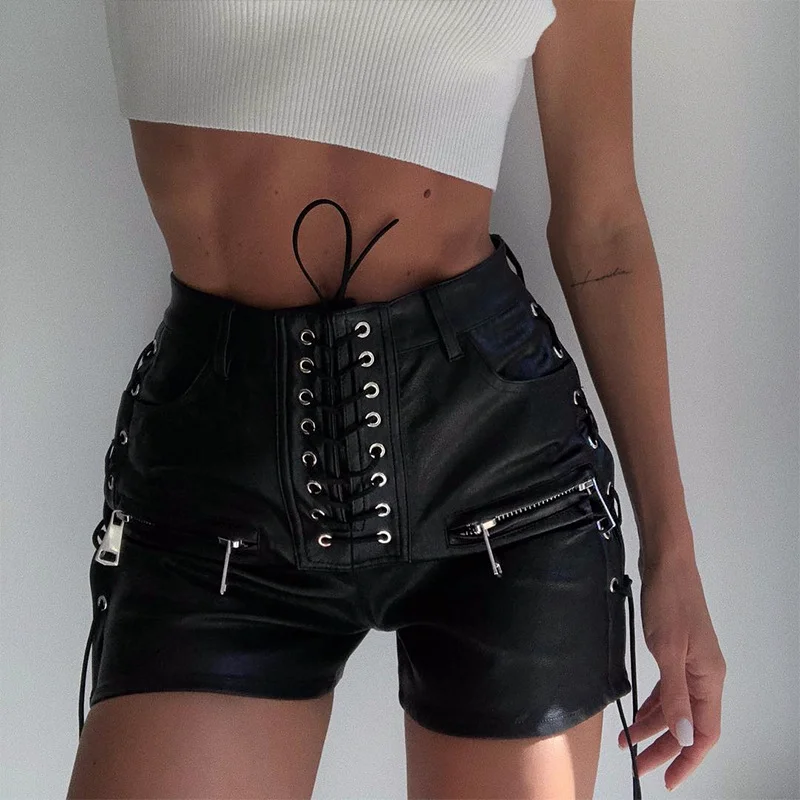 Fashion Women Clothing Street Style Black Shorts High Waist Creative Style Tether Fashion Apparel Women Summer
Fashion Women Clothing Street Style Black Shorts High Waist Creative Style Tether Fashion Apparel Women Summer