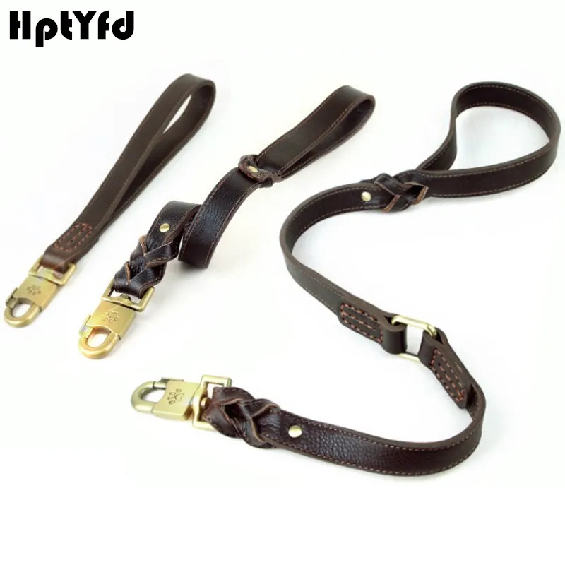 Elegant Genuine Leather Dog Collar Leash for Small Big Dogs Durable Collar Lead Outdoor Training Dogs Strap Rope Pet Supplies
Elegant Genuine Leather Dog Collar Leash for Small Big Dogs Durable Collar Lead Outdoor Training Dogs Strap Rope Pet Supplies
