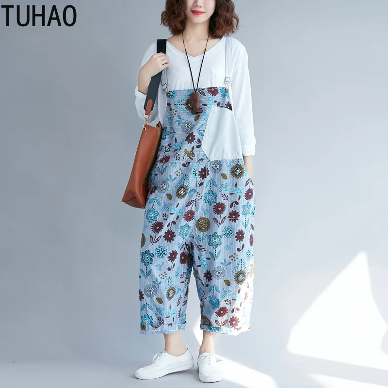 TUHAO 2019 Summer Women Strappy Sleeveless Harem Romperplus Size Jumpsuit Dungarees Overalls Denim Jumpsuit Print Bib Pants LLJ
TUHAO 2019 Summer Women Strappy Sleeveless Harem Romperplus Size Jumpsuit Dungarees Overalls Denim Jumpsuit Print Bib Pants LLJ