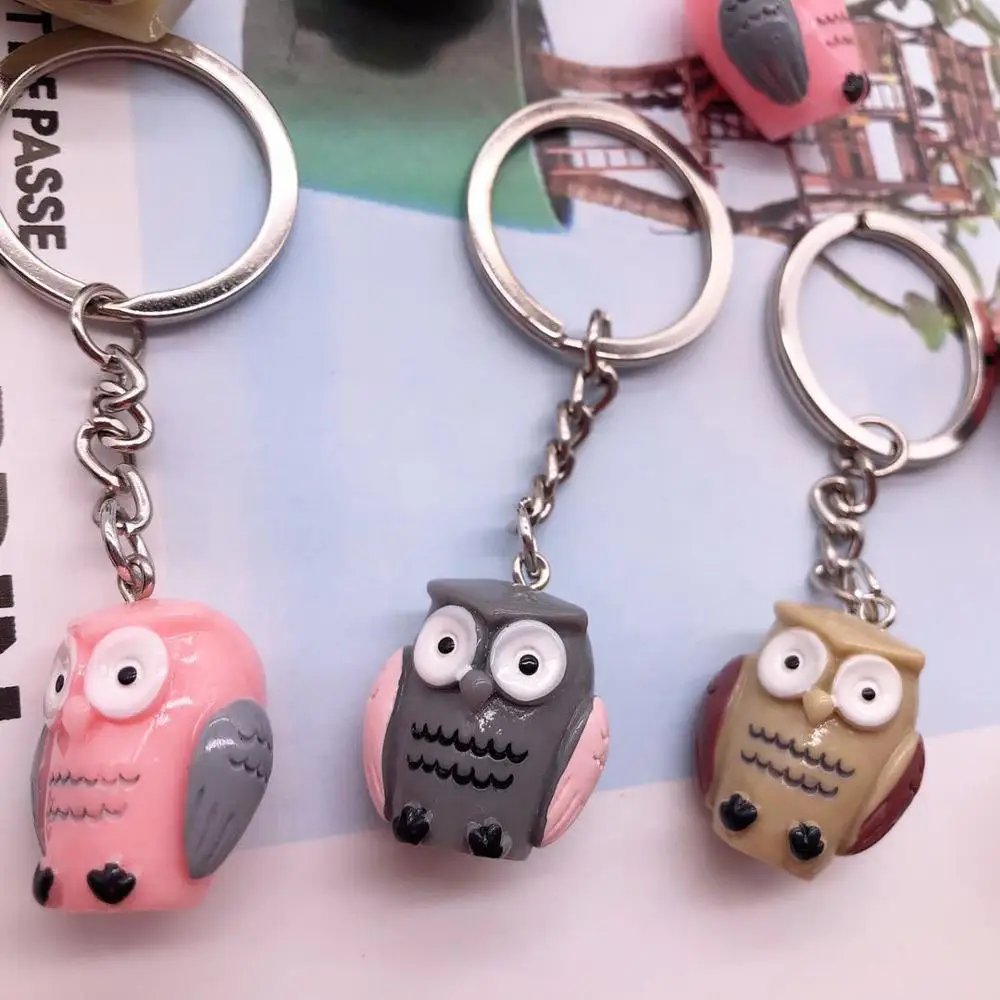 New Creative Cartoon Cute owl Key chain Lady car bag Key chain imitation resin Key ring fashion gift life decoration collection
New Creative Cartoon Cute owl Key chain Lady car bag Key chain imitation resin Key ring fashion gift life decoration collection