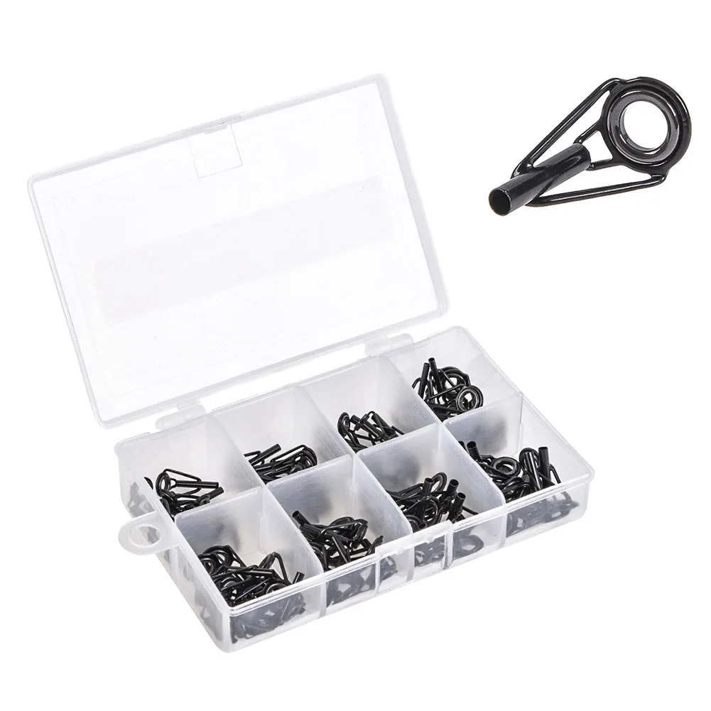 80 Pcs/Set Durable Stainless Steel Ceramic Mixed Size Sea Fishing Rod Line Guide Rings Outdoor Fish Pole Repair Tips Tool
80 Pcs/Set Durable Stainless Steel Ceramic Mixed Size Sea Fishing Rod Line Guide Rings Outdoor Fish Pole Repair Tips Tool