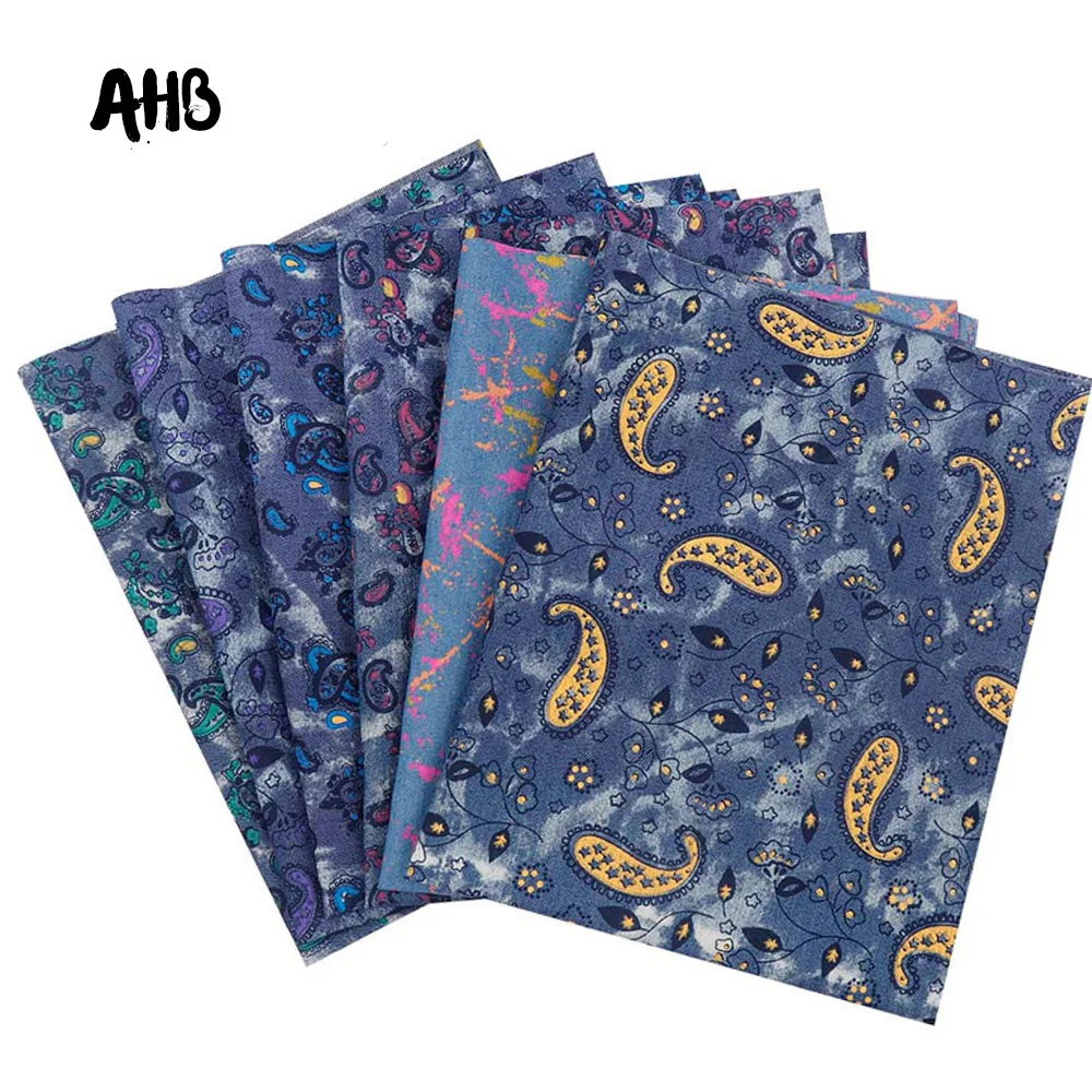 AHB 40*50CM Thick Denim Fabric Colorful Amoeba Paint Dots Denim Fabric DIY Skirt Sewing Quilt Patchwork Handmade Crafts Supplier
AHB 40*50CM Thick Denim Fabric Colorful Amoeba Paint Dots Denim Fabric DIY Skirt Sewing Quilt Patchwork Handmade Crafts Supplier