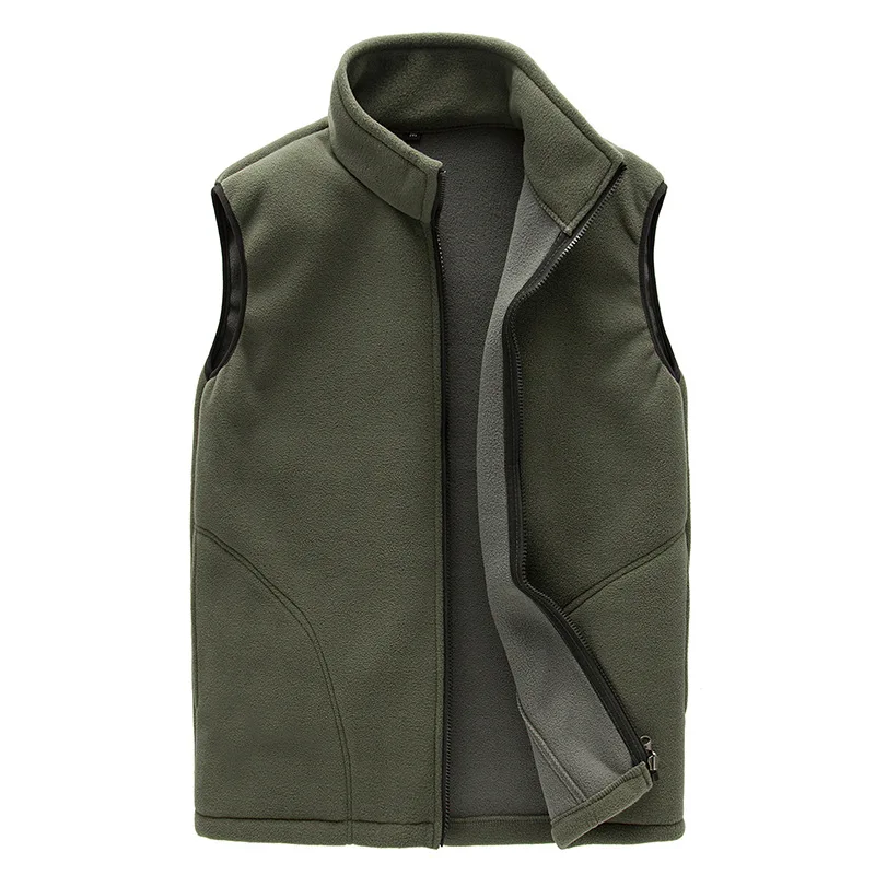 Thick Fleece Vest for Men Waistcoat Zipper Fly Pockets 2017 Winter Autumn Warm Thermal Soft Vests homens colete Plus size
Thick Fleece Vest for Men Waistcoat Zipper Fly Pockets 2017 Winter Autumn Warm Thermal Soft Vests homens colete Plus size