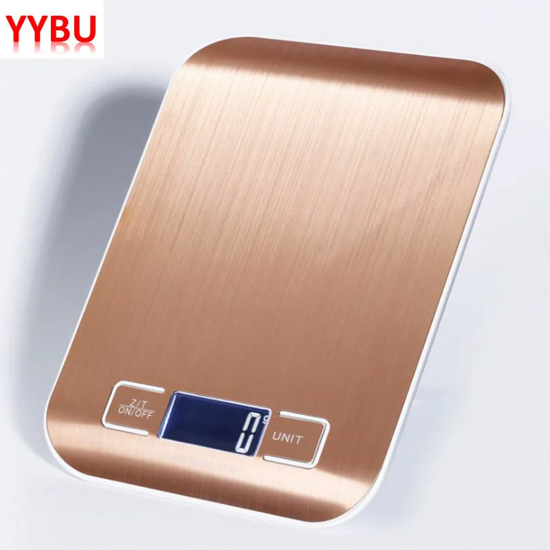 YYBU 11LB/5000g Sliver Electronic Stainless Steel Digital Kitchen Weight Scale LCD Backlight Display Cake Measure Tool Scale
YYBU 11LB/5000g Sliver Electronic Stainless Steel Digital Kitchen Weight Scale LCD Backlight Display Cake Measure Tool Scale