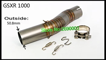 Stainless Steel GSXR1000 Motorcycle Link Pipe Mid-Pipe Exhaust Pipe Muffler Escape Damper Connecting Link Pipe for GSXR1000
Stainless Steel GSXR1000 Motorcycle Link Pipe Mid-Pipe Exhaust Pipe Muffler Escape Damper Connecting Link Pipe for GSXR1000