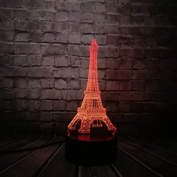 Romantic France PARIS Eiffel Tower 3D USB LED Lamp RGB Mood Night Light Lover Sweet Girlfriend Toy Lighting Table Decoration
Romantic France PARIS Eiffel Tower 3D USB LED Lamp RGB Mood Night Light Lover Sweet Girlfriend Toy Lighting Table Decoration