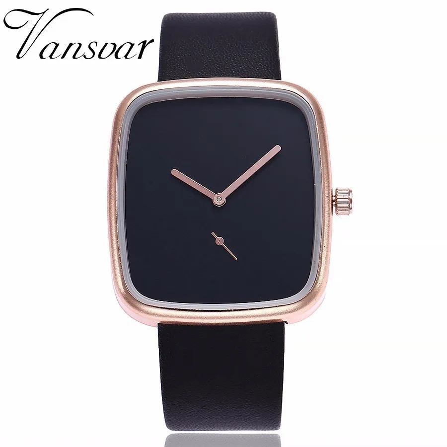 New Vansvar Brand Double Movement Irregular Shape Simple Men Women Wristwatches Quartz Noble Watch Reloj Mujer Hot Sale 
New Vansvar Brand Double Movement Irregular Shape Simple Men Women Wristwatches Quartz Noble Watch Reloj Mujer Hot Sale