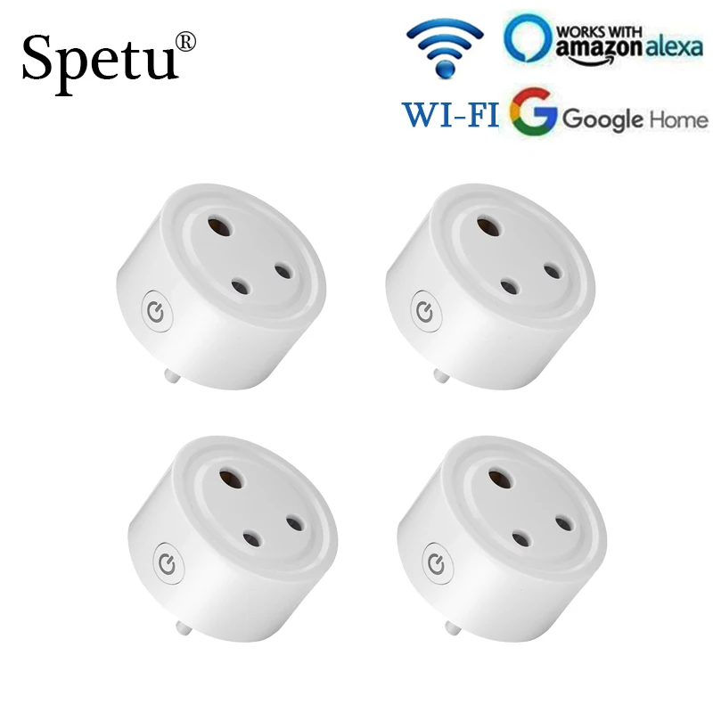 Spetu 4pcs/lot India South Africa Wifi Smart Socket Home Automation Timer Voice Remote Control Work with Alexa Google Home,IFTTT
Spetu 4pcs/lot India South Africa Wifi Smart Socket Home Automation Timer Voice Remote Control Work with Alexa Google Home,IFTTT